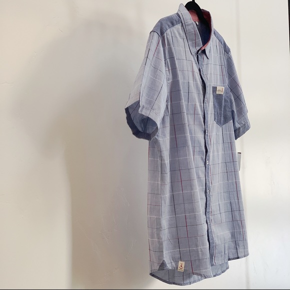 NWT-7 DIAMONDS 💎 Shortsleeve Button Up Shirt - Picture 4 of 8